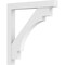 Ekena Millwork Standard Merced Architectural Grade PVC Bracket with Block Ends, 3"W x 36"D x 36"H BKTP03X36X36MRC05 - alternate 1